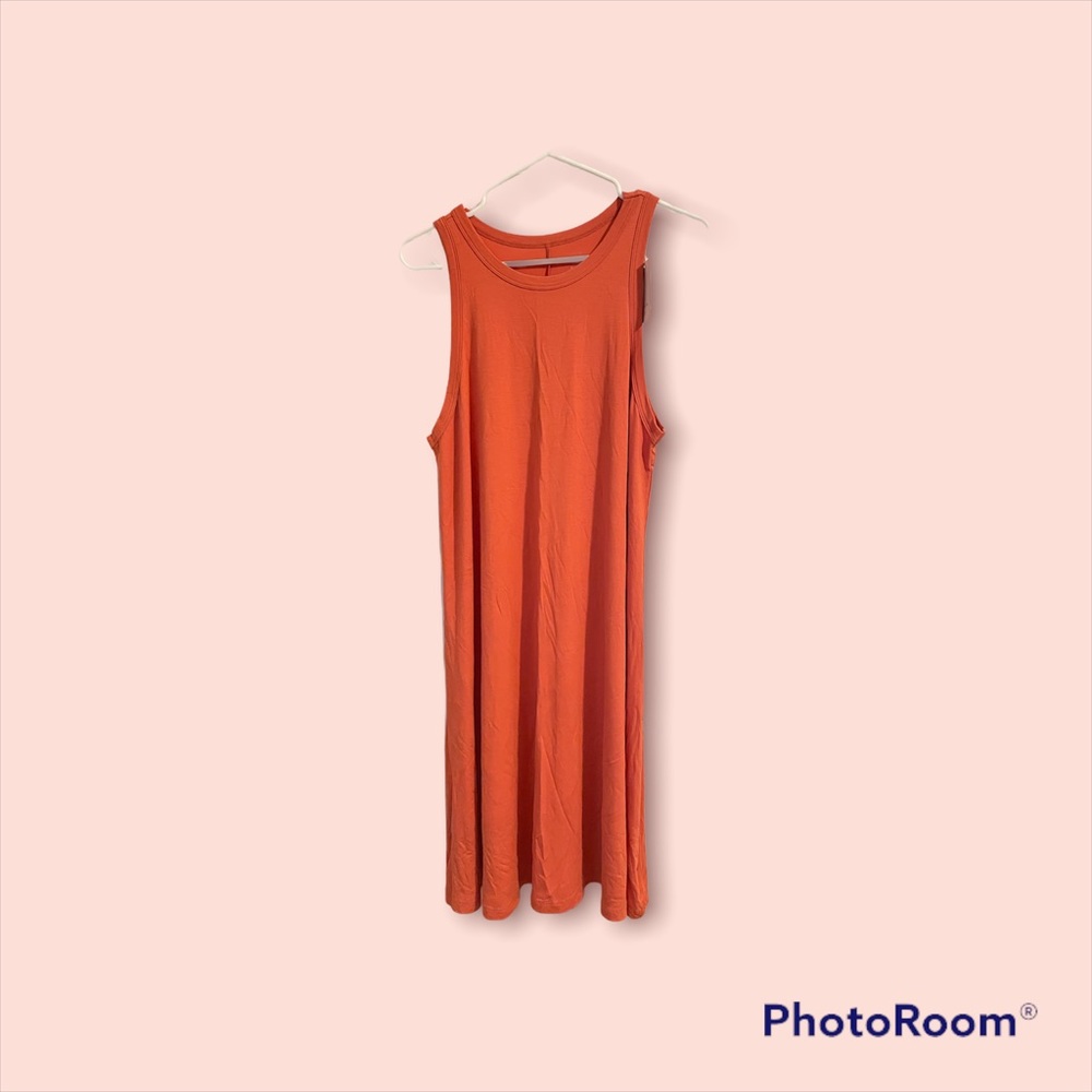 A New Day Tank Dress Large. Orange.